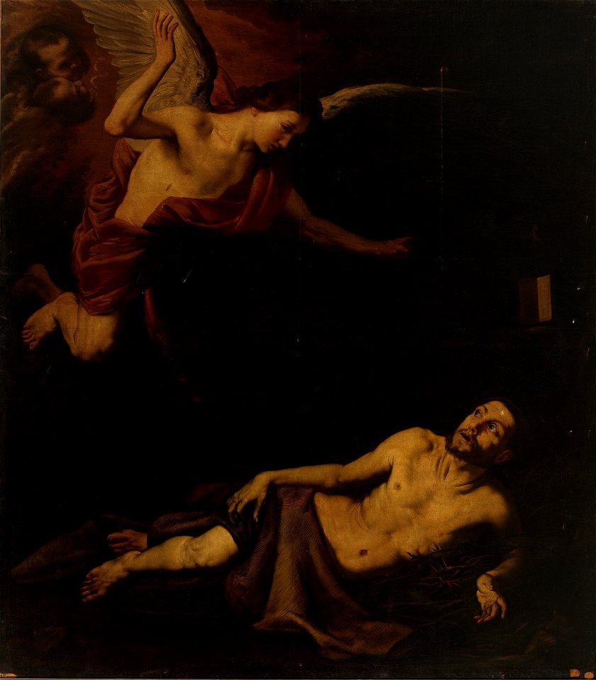Ribera - (Copia) San Francisco de Asís en la zarza, P003281