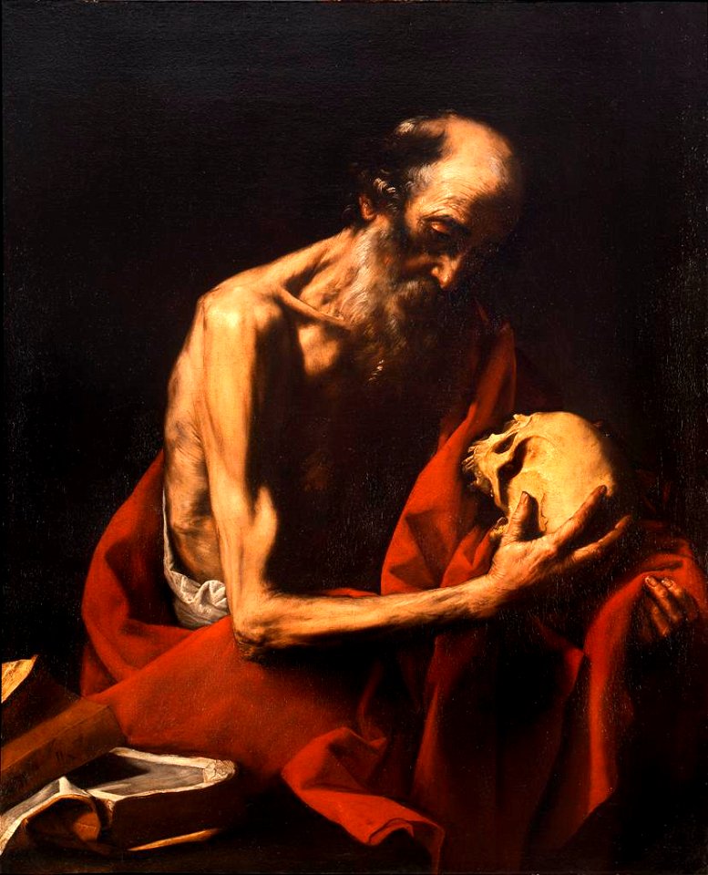 Ribera - Saint Jerome in Meditation, 1640 - 50, 7733