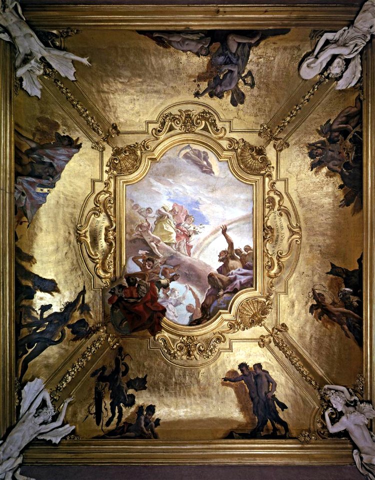 Ricci - Triumph of Pax and Abundatia over Mars, 1706-07