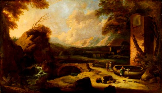 Ricci - (school of) - Italian Classical Landscape, 575, Government Art Collection