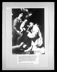 Ribera - Der heilige Bruno kniet vor der Madonna mit Kind, 1634, Schlossmuseum Weimar