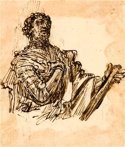Ricci - A man in armour c. 1700 - c. 1710, RCIN 907158