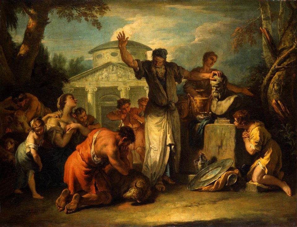Ricci - Opfer an Silen, 1722-23, Gal.-Nr. 550