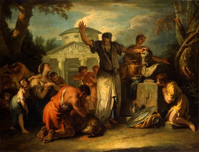 Ricci - Opfer an Silen, 1722-23, Gal.-Nr. 550