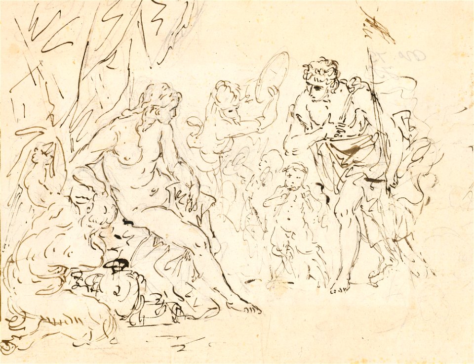 Ricci - Bacchus and Ariadne c. 1700 - c. 1710, RCIN 907023