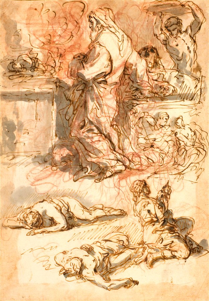 Ricci - A sacrifice c. 1730 - c. 1734, RCIN 907153