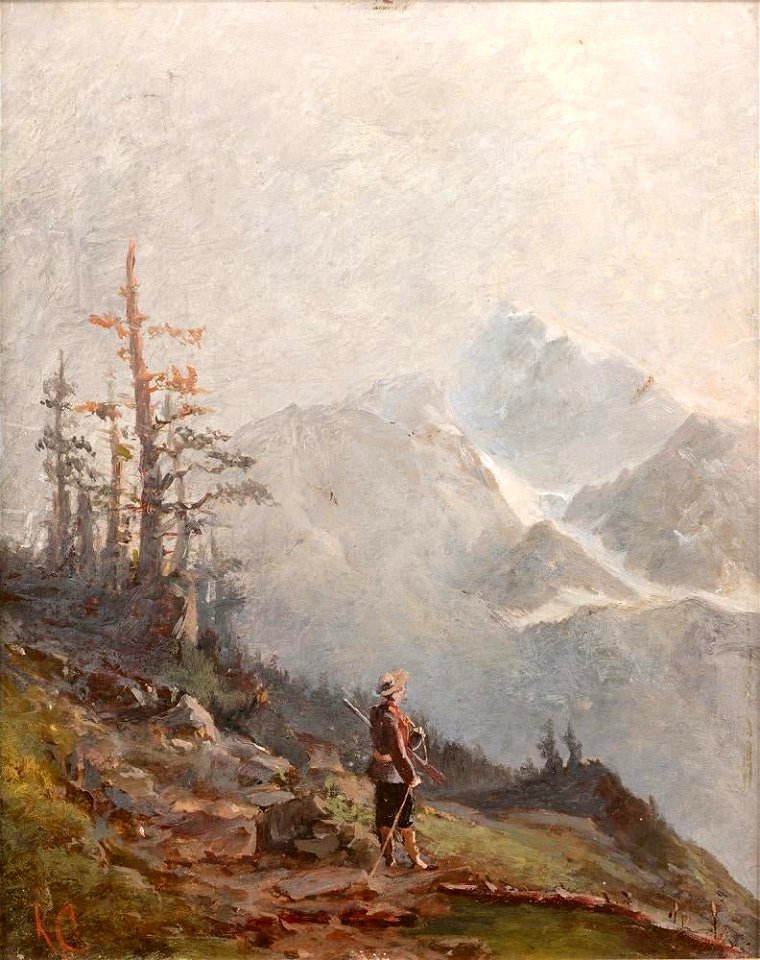 High Mountain Hunter by Georges Ricard-Cordingley