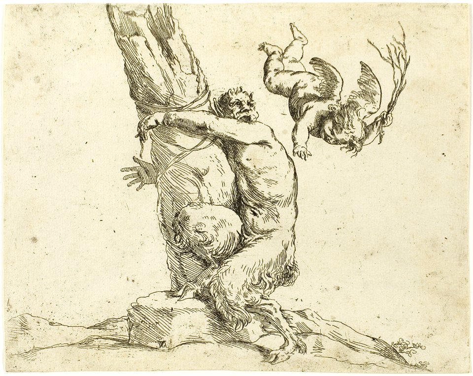 Ribera - Cupid Punishing a Satyr, 1951.388