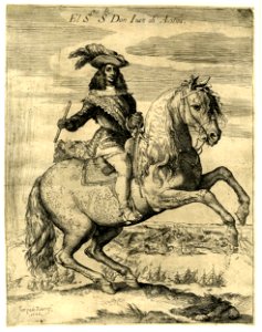Ribera - Portrait of Don Juan de Austria on a rearing horse, W,6.93