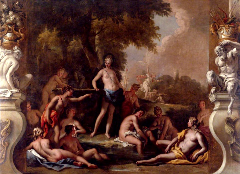 Ricci - Diana and Her Nymphs Bathing, 1713–1715, 03187, Royal Academy of Arts