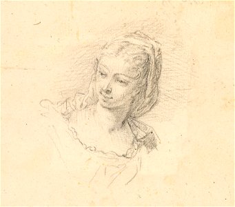 Ricci - Head of the Virgin c. 1700 - c. 1710, RCIN 970115