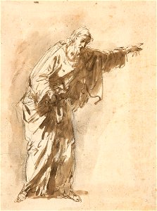 Ricci - A study for the figure of Christ c. 1724, RCIN 907100
