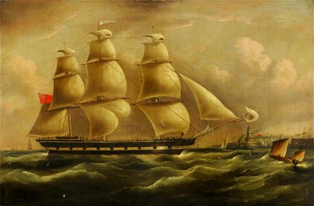 Richard Ball Spencer (1812-1897) - The Ship 'Australia' - BHC3217 - Royal Museums Greenwich