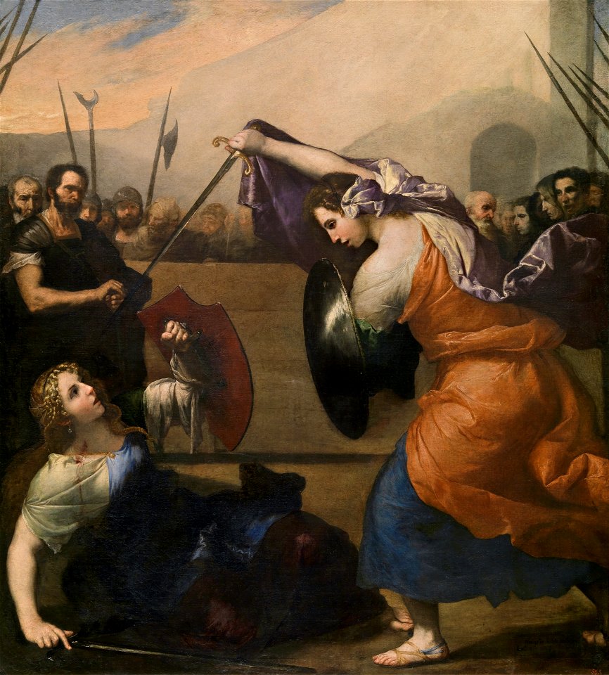 Ribera - Combate de mujeres, P001124