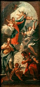 Ricci - Design for an Altarpiece, TRURI 1923.100, Royal Cornwall Museum