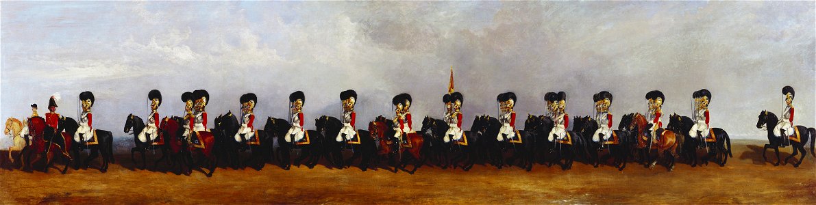 Richard Barrett Davis (1782-1854) - The Coronation Procession of William IV (I) - RCIN 405989 - Royal Collection