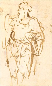 Ricci - A study for Nathan c. 1728, RCIN 907065