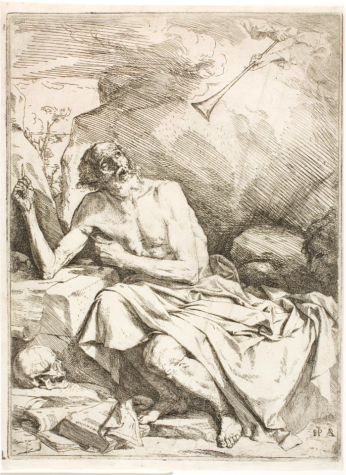Ribera - St. Jerome Hearing the Trumpet of the Last Judgment, 1941.131