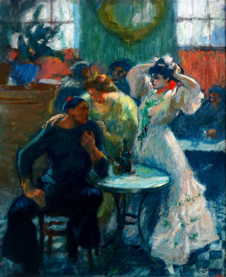 Ricard Canals - In the Bar - Google Art Project
