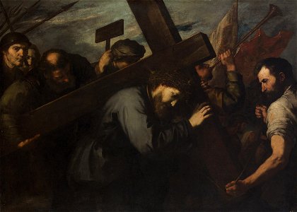 Ribera - Kreuztragung Christi, um 1635, Gemäldegalerie, 328