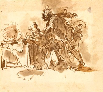 Ricci - The Death of Archimedes c. 1695, RCIN 907030