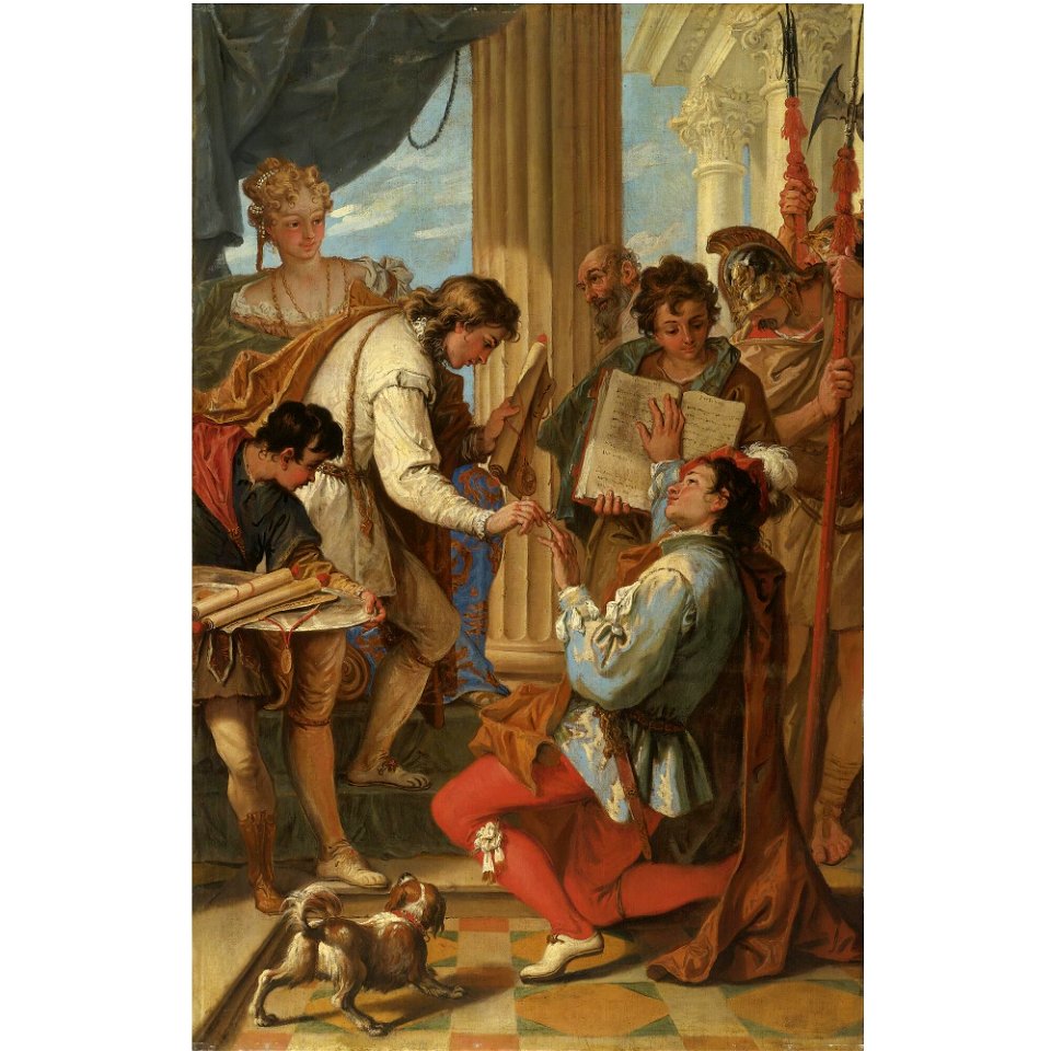 Ricci - THE INVESTITURE OF MARCO CORNER AS COUNT OF ZARA IN 1344, lot.35