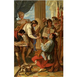 Ricci - THE INVESTITURE OF MARCO CORNER AS COUNT OF ZARA IN 1344, lot.35
