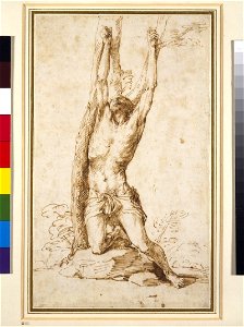 Ribera - Study for St Sebastian, WA1936.213, c. 1620