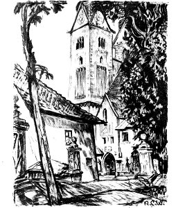 Richard Carl Wagner Dom Maria Saal 1924 dgE