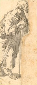 Ricci - A study for St Joseph c. 1726, RCIN 907088