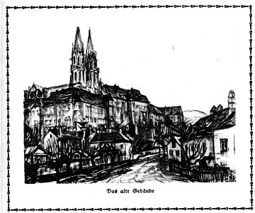 Richard Carl Wagner Stift Klosterneuburg altes Gebäude 1924 dgE