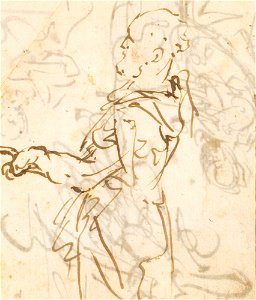 Ricci - A study for Nathan c. 1728, RCIN 907067