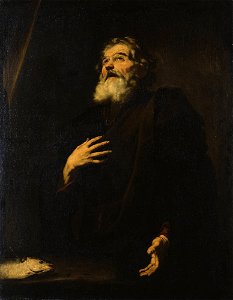 Ribera - Nachahmer - Heiliger Andreas, Gal.-Nr. 688
