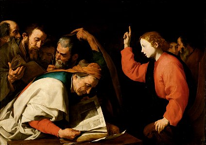 Ribera - Christus unter den Schriftgelehrten, um 1630, Gemäldegalerie, 326