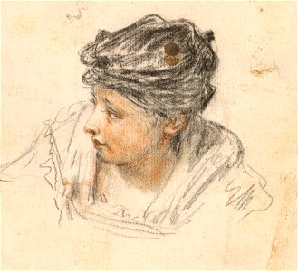 Ricci - Head of a girl 1716, RCIN 906992