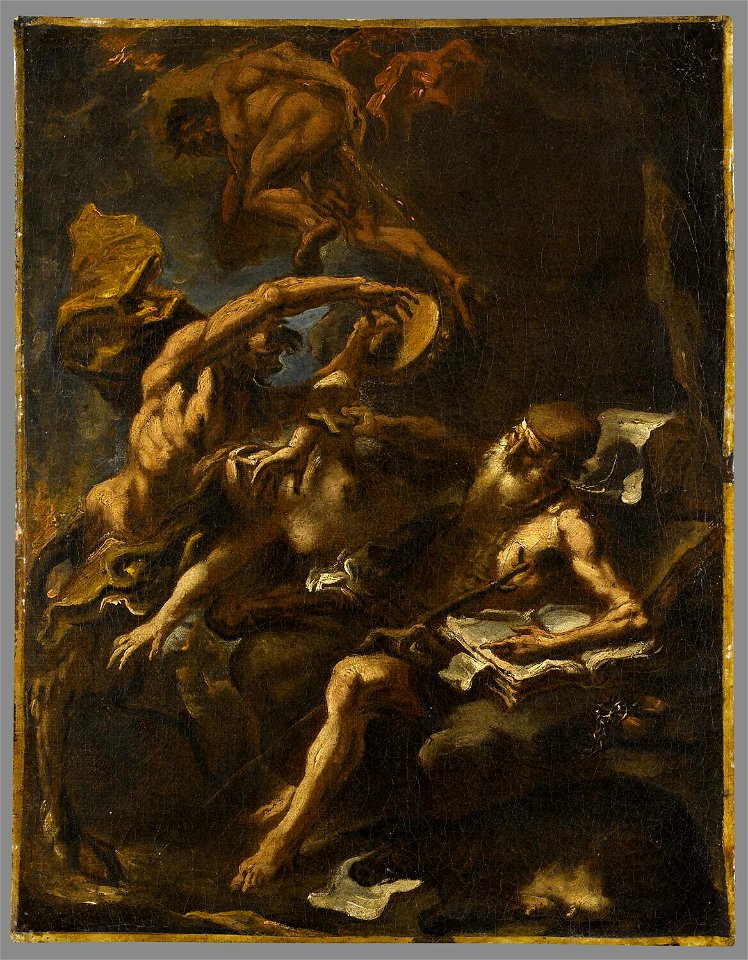 Ricci - La Tentation de saint Antoine, vers 1706 - 1707, MNR 279