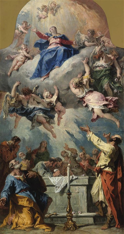 Ricci - The Assumption of the Virgin, 1733–1734, 642