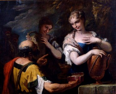 Ricci - Rebecca ed Eliezer al pozzo, 1720 ca., Inv. 1076