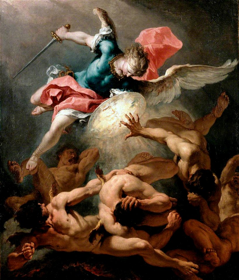 Ricci - The Fall of the Rebel Angels, c.1720, DPG134, Dulwich Picture Gallery
