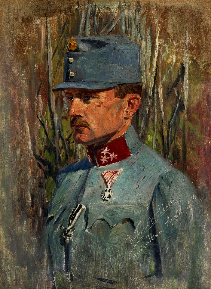 Richard Benno Adam Bildnis eines Soldaten 1916