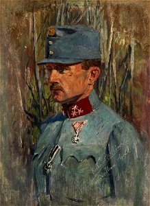 Richard Benno Adam Bildnis eines Soldaten 1916