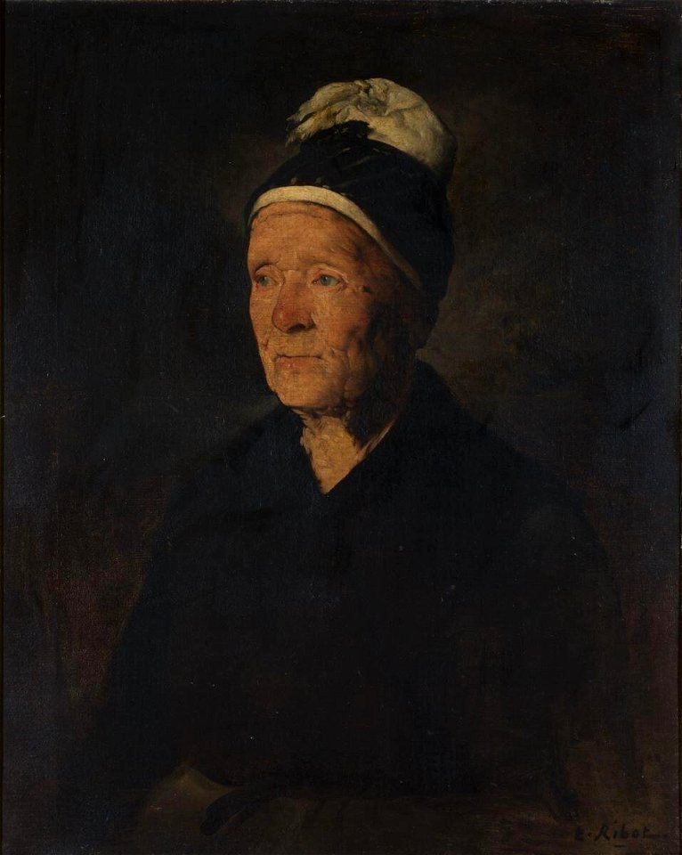 Ribot, Portrait de vieille femme