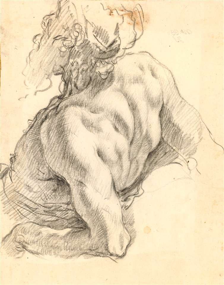 Ricci - A study for the sick man c. 1724, RCIN 907083