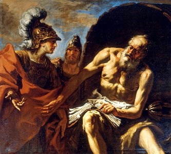 Ricci - Diogene e Alessandro Magno, 1680-1695