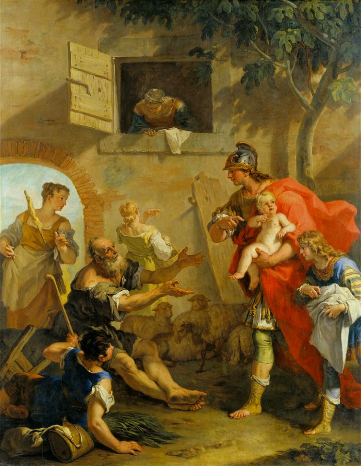 Ricci - Harpagus übergibt Cyrus den Hirten, 1705-10, HK-187