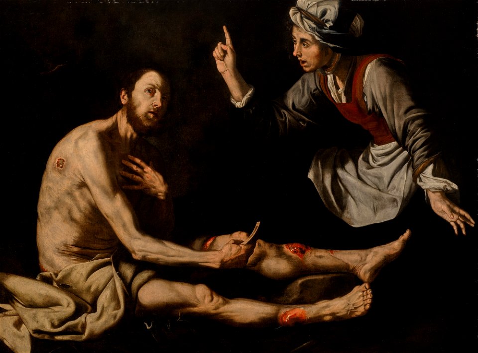 José de Ribera - Job on the Ash Heap (ca. 1630)