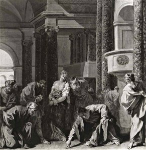 Ricci - Cristo e l'adultera, 1726 - 1730, Newhouse Galleries