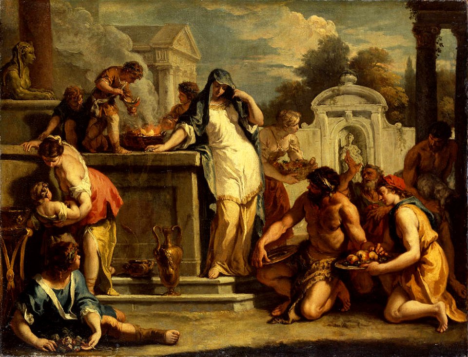Ricci - Opfer an Vesta, 1722-23, Gal.-Nr. 549