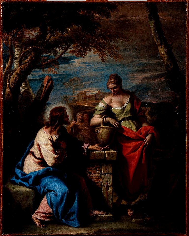 Ricci - Christ and the Woman of Samaria, about 1715-1720, 1971.5