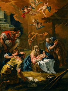 Ricci - Circle of - THE ADORATION OF THE SHEPHERDS, lot.268
